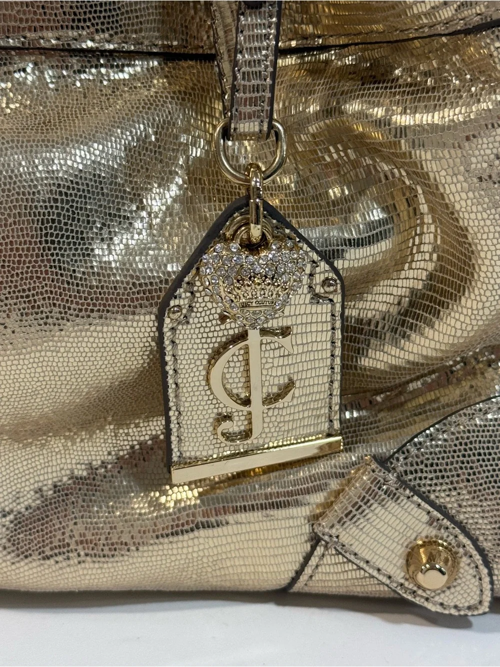 Juicy Couture Metallic Gold Satchel